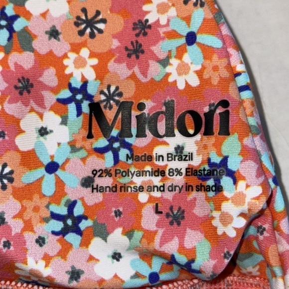 Midori Floral Racerback Swim Top - Picture 3 of 3